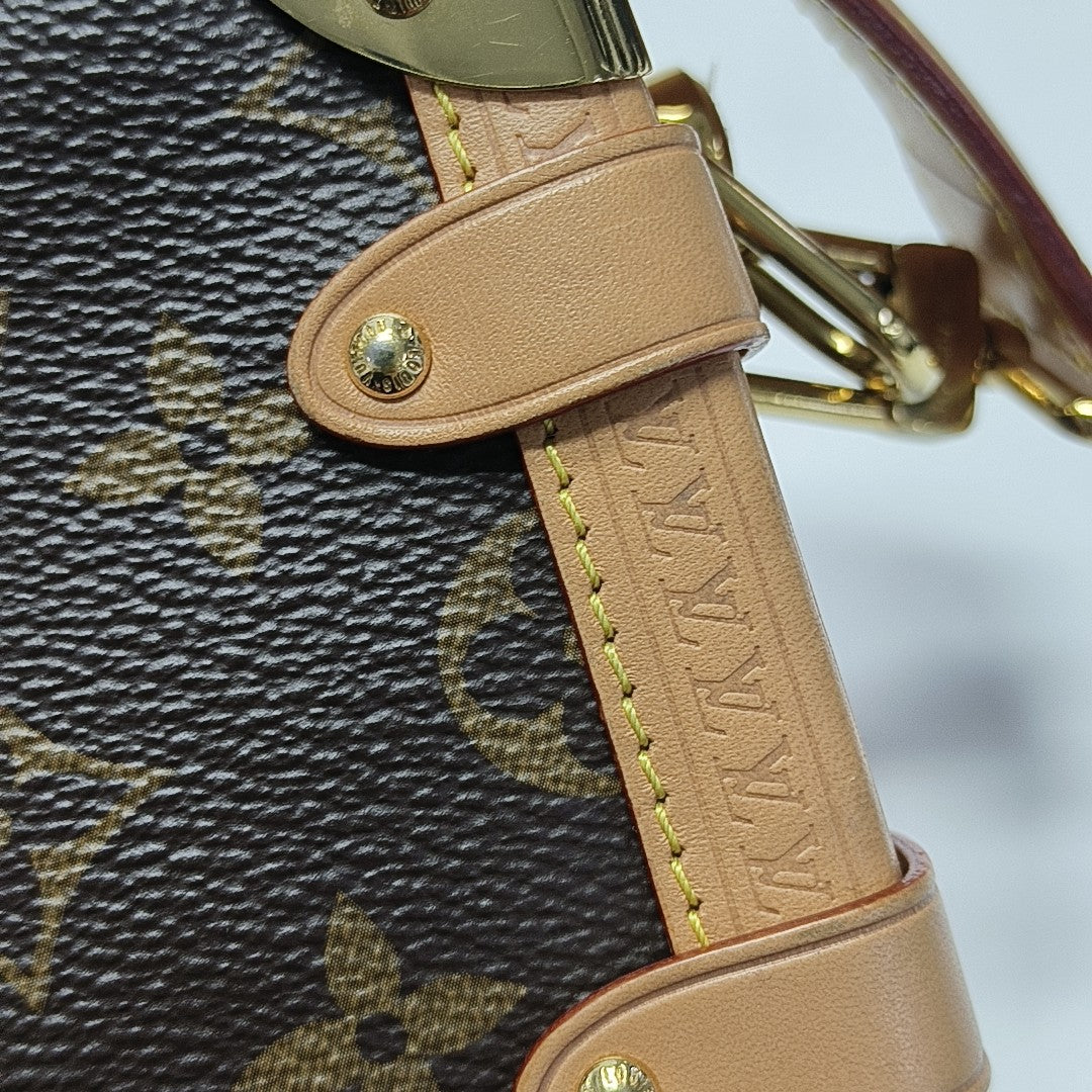 SIDE TRUNK PM Monogram Coated Canvas Brown