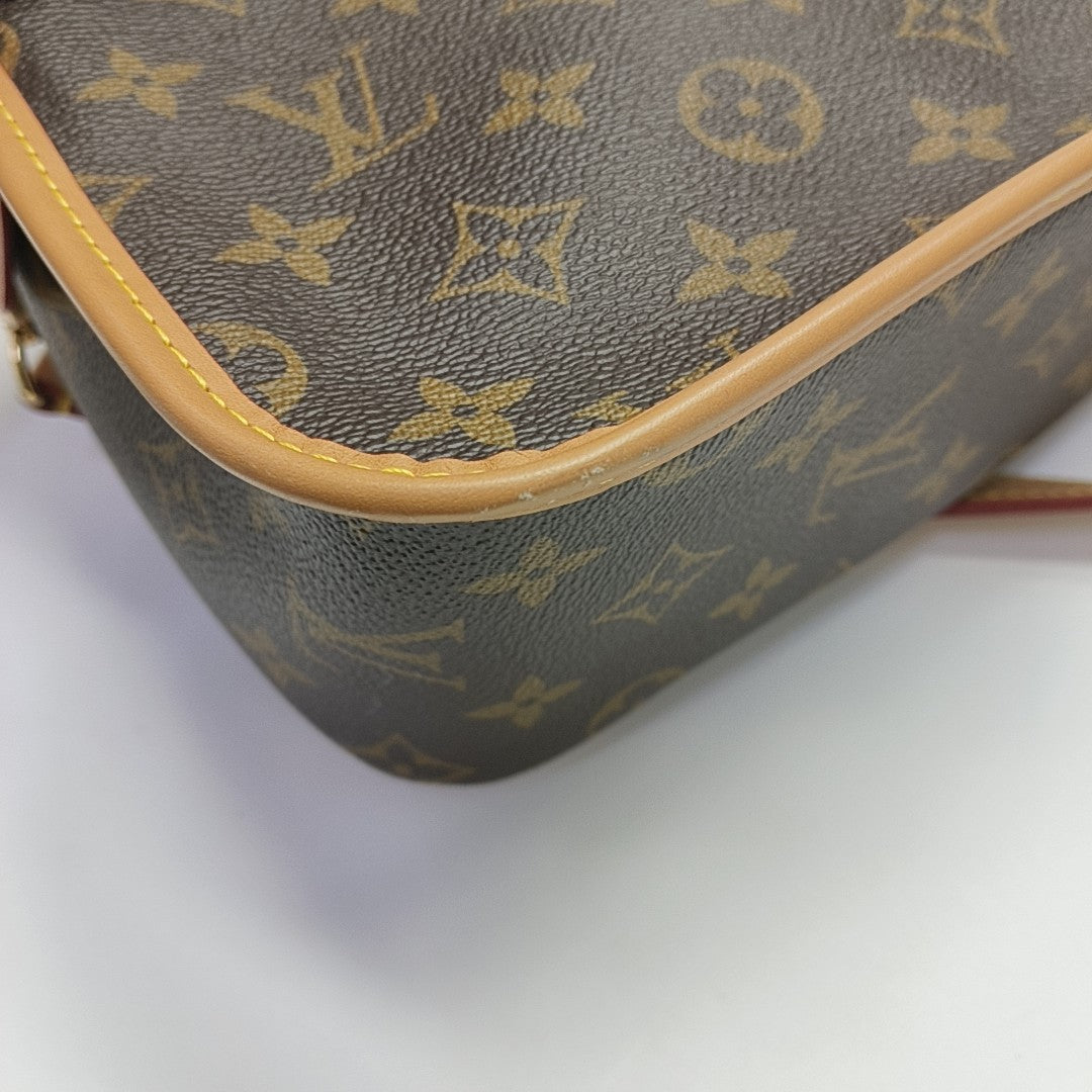 DIANE Monogram Coated Canvas Brown