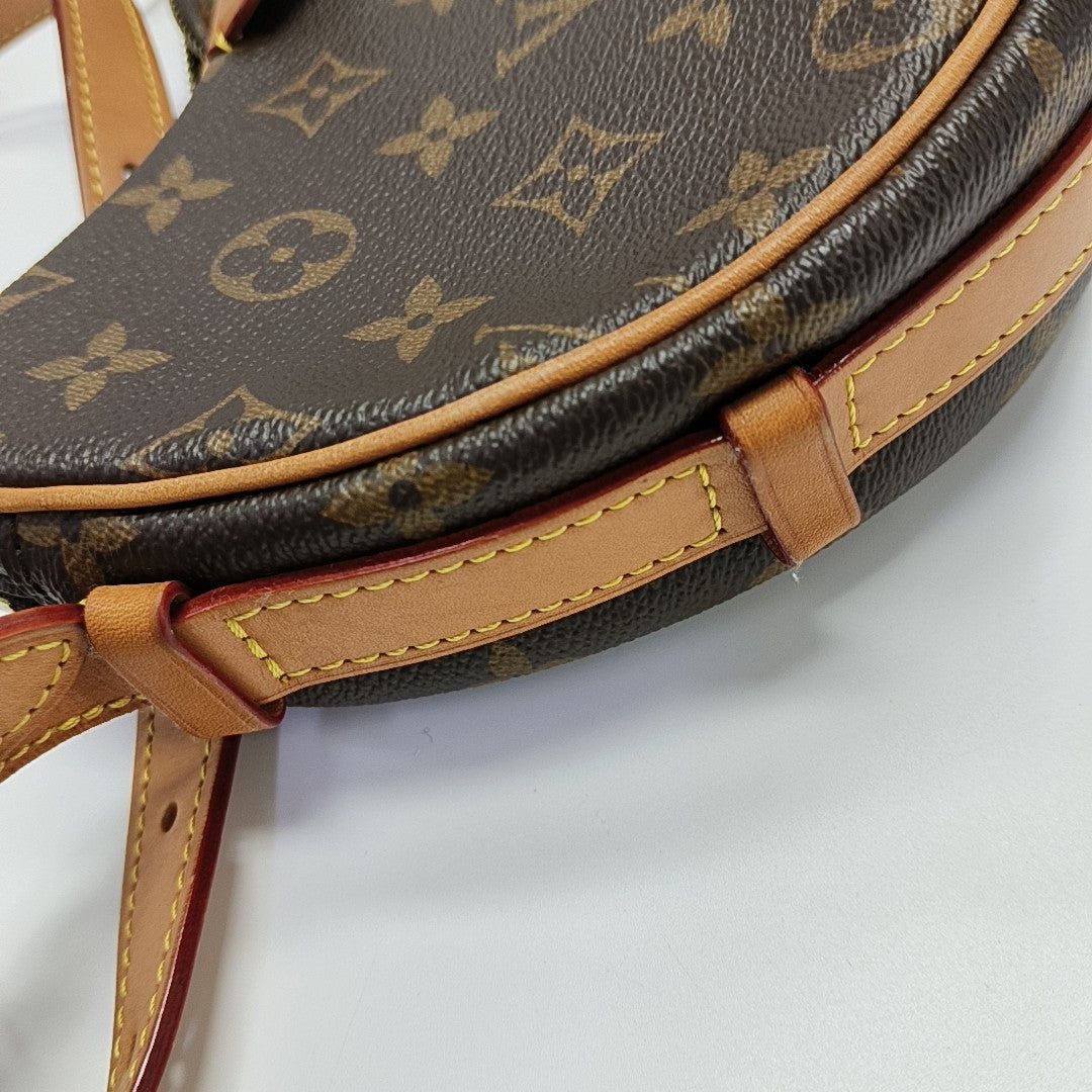 CROISSANT Monogram Coated Canvas Brown