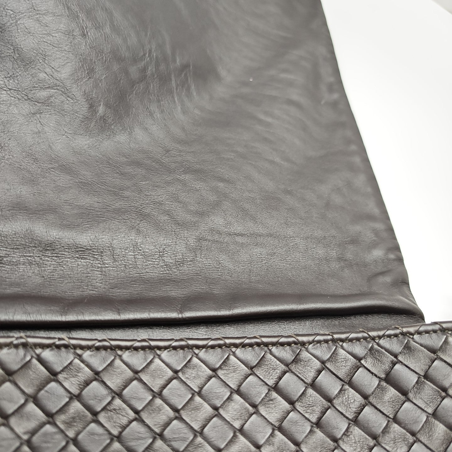 Calfskin Shoulder Bag Brown