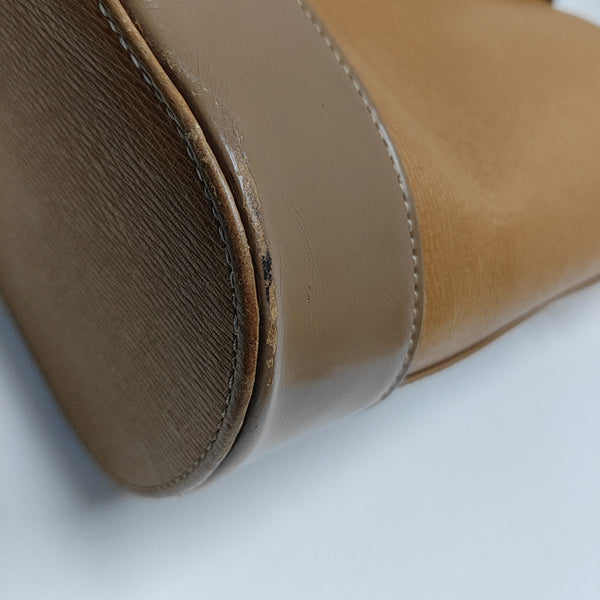 Calfskin Bucket Bag Brown