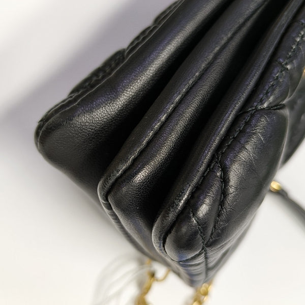 Dior Caro Small Cannage Calfskin Black