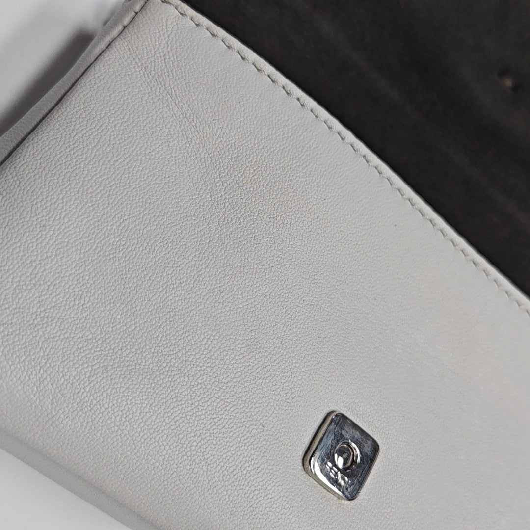 Baguette Micro Calfskin White