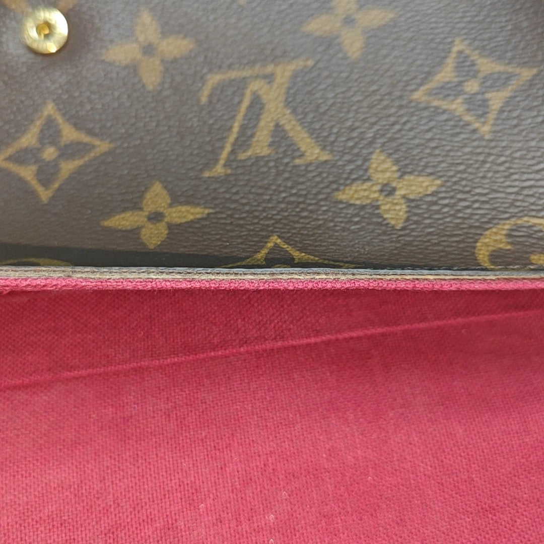 FÉLICIE Monogram Coated Canvas Brown