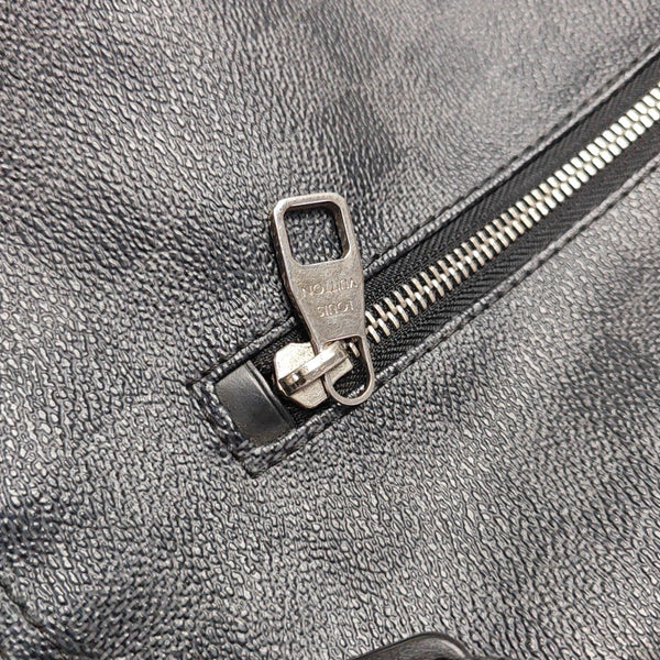 Damier Graphite Coated Canvas Crossbody Bag Gray