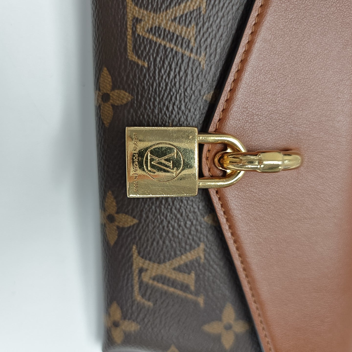 PADLOCK Monogram Coated Canvas Brown