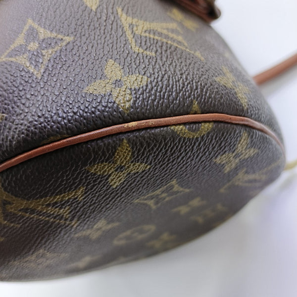 PAPILLON MM Monogram Coated Canvas Brown