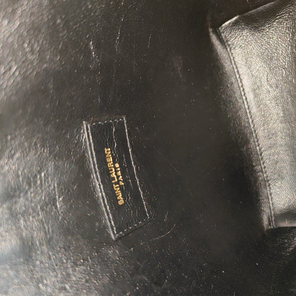 Calfskin Shoulder Bag Black