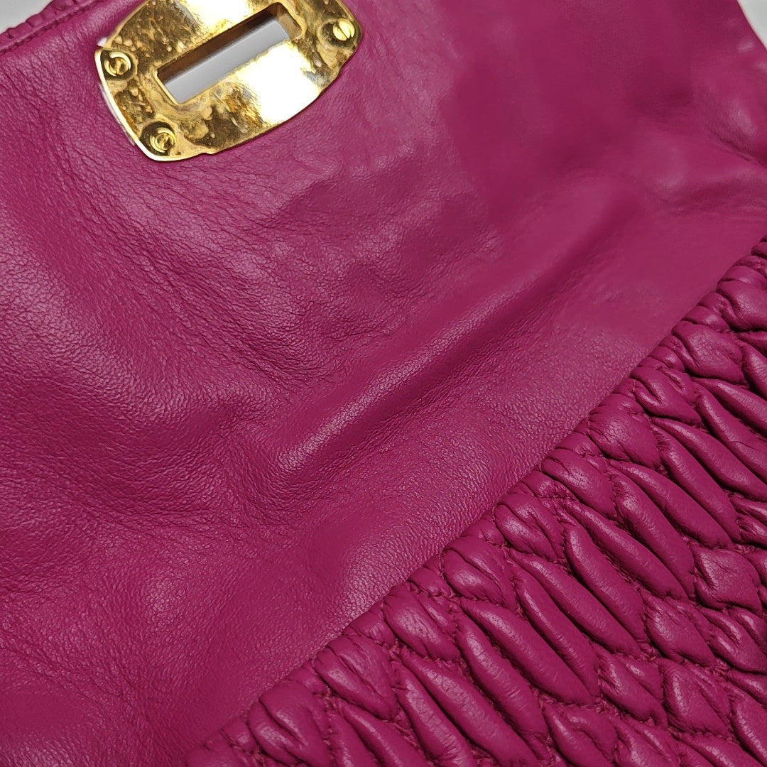 Crystal Quilted Lambskin Red