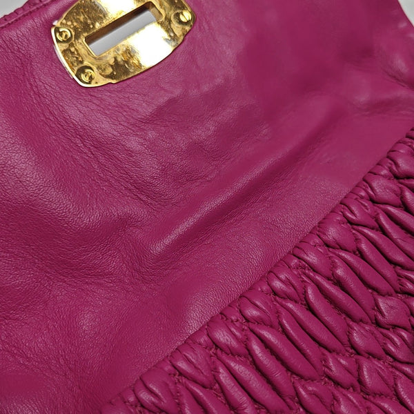Crystal Quilted Lambskin Red