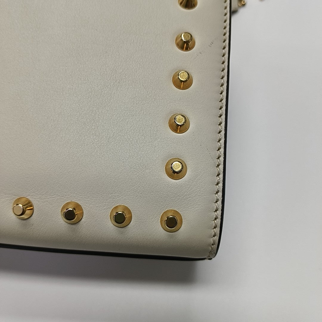 Padlock Small Calfskin White