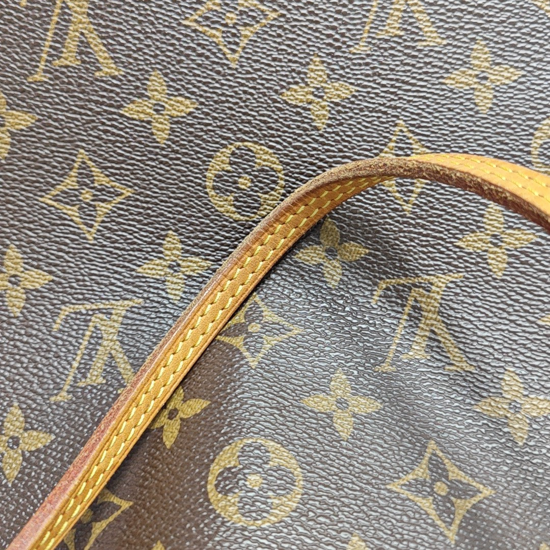 NEVERFULL GM Monogram Coated Canvas Brown