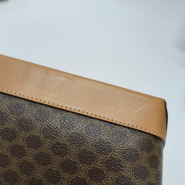 MACADAM TOTE Coated Canvas Brown