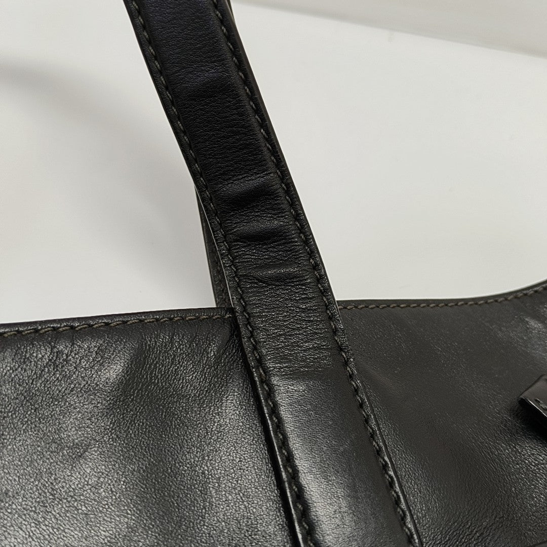 Calfskin Tote Bag Black