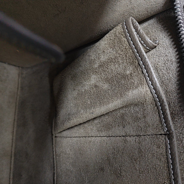 LUGGAGE Quilted Calfskin Gray