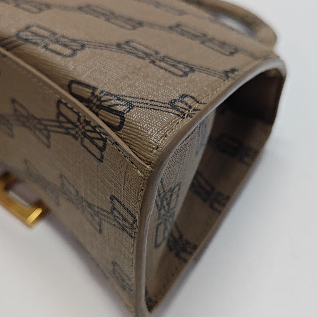Hourglass XS Coated Canvas Brown