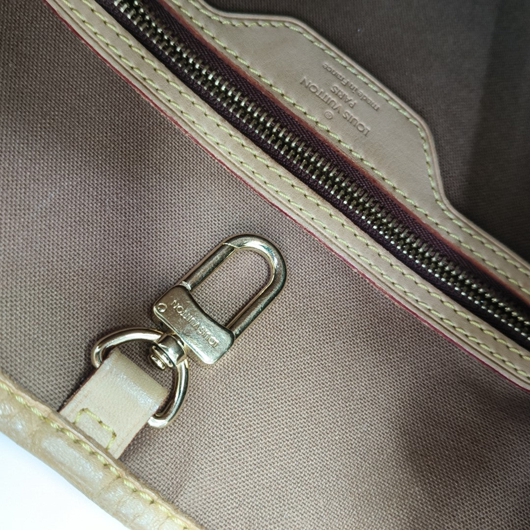 BATIGNOLLES MM Monogram Coated Canvas Brown