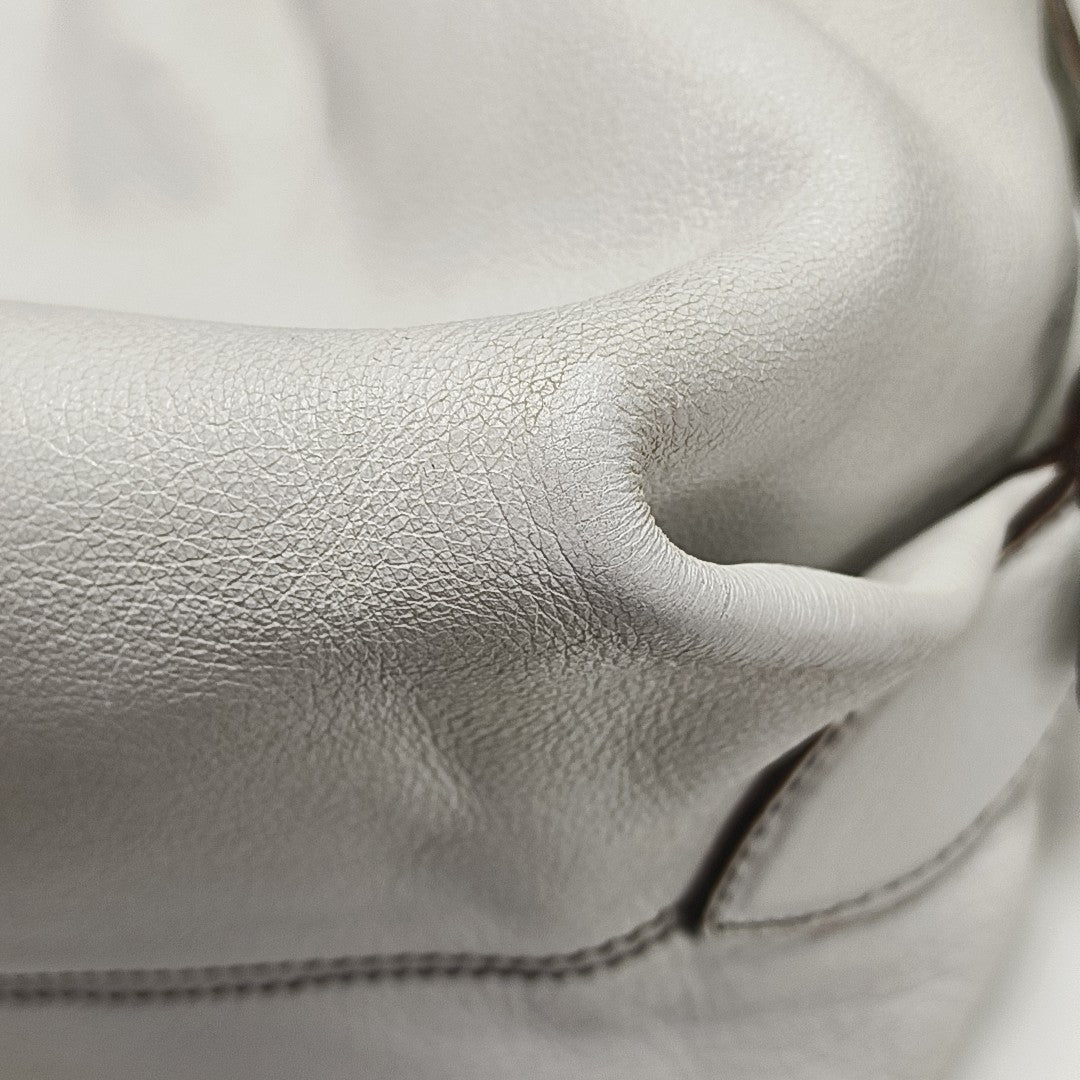 Calfskin Shoulder Bag White