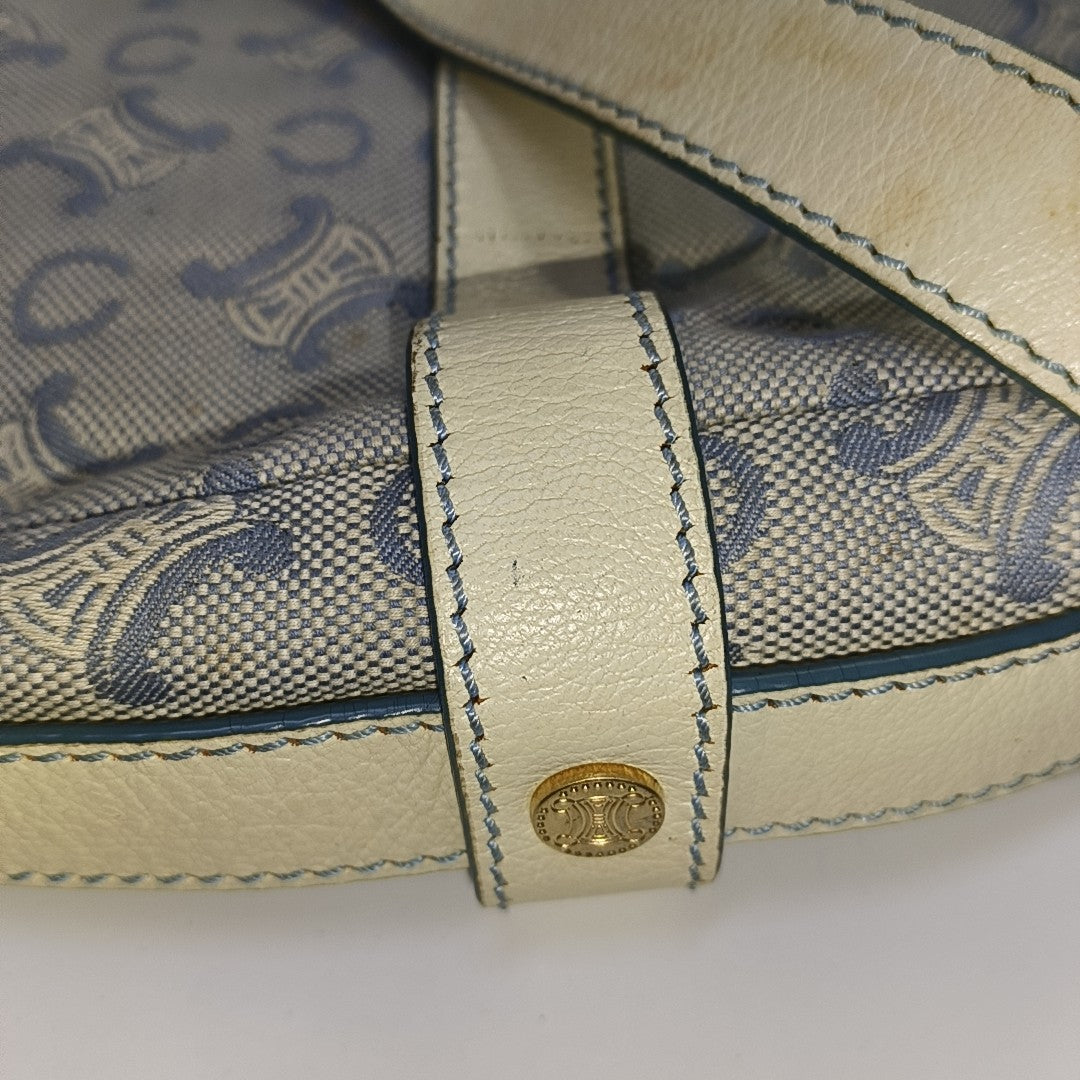 Canvas Shoulder Bag Blue