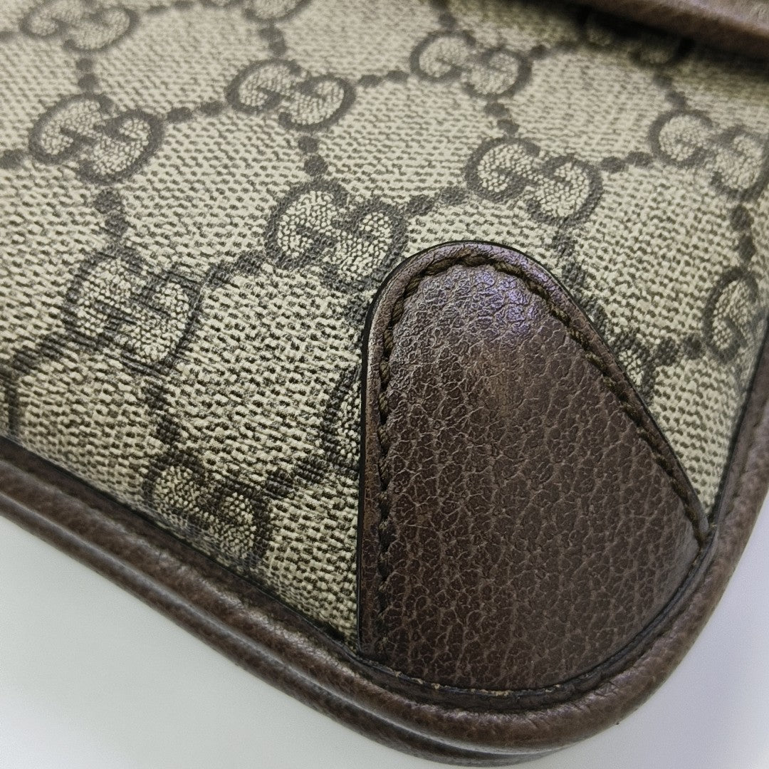 Neo Vintage Small Monogram Coated Canvas Beige