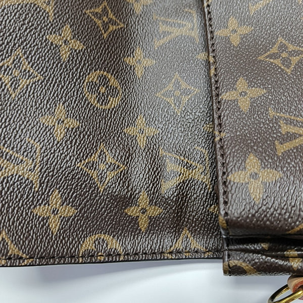 MÉTIS MM Monogram Coated Canvas Brown