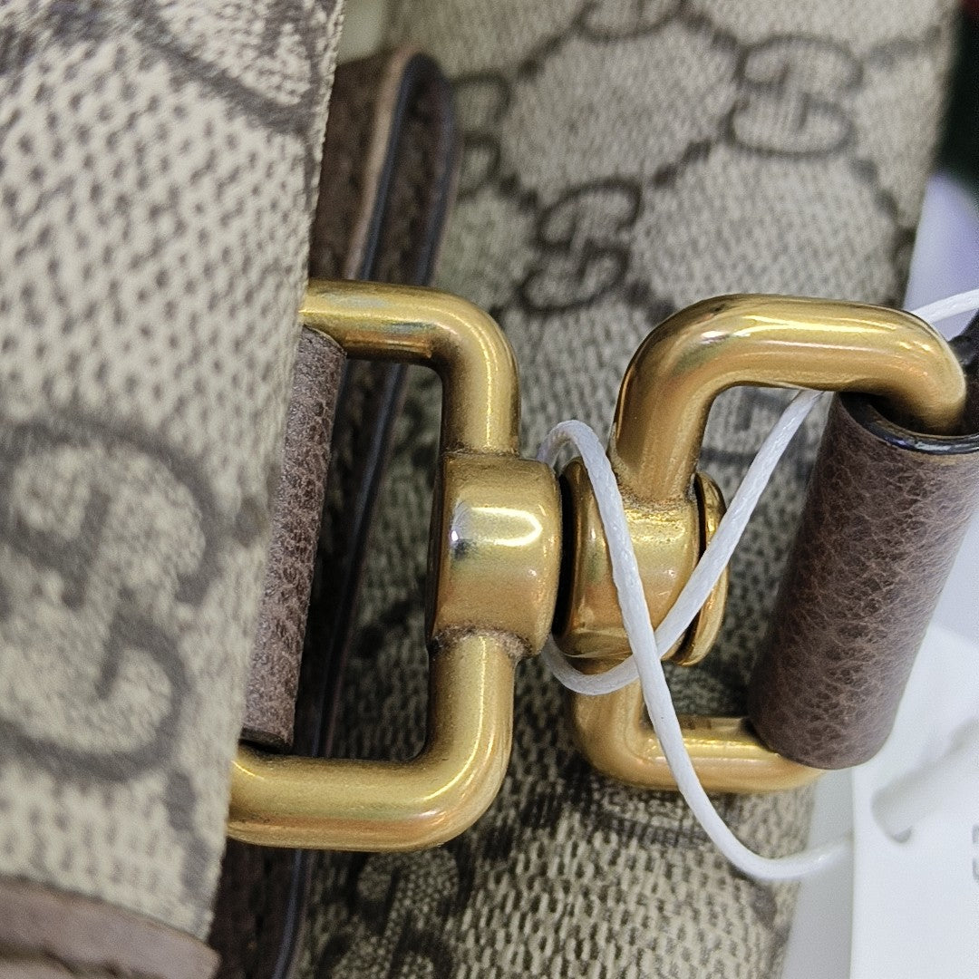 Neo Vintage Large Monogram Coated Canvas Brown