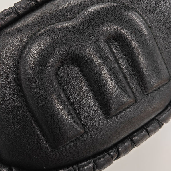 Matelassé Quilted Lambskin Black