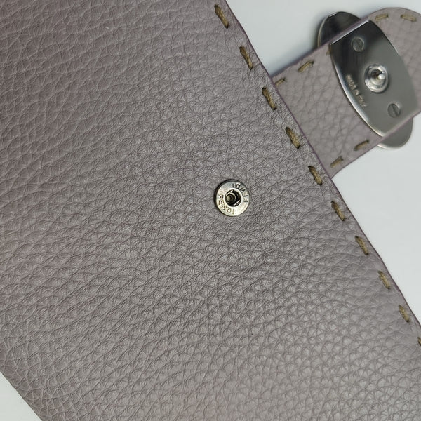 Calfskin Wallet Purple