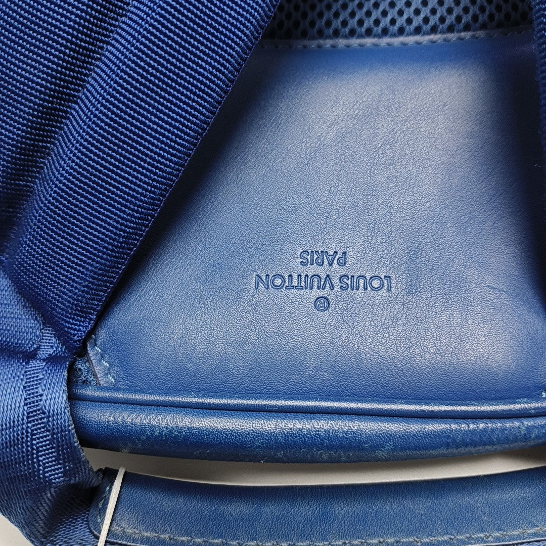 MICHAEL Damier Calfskin Blue