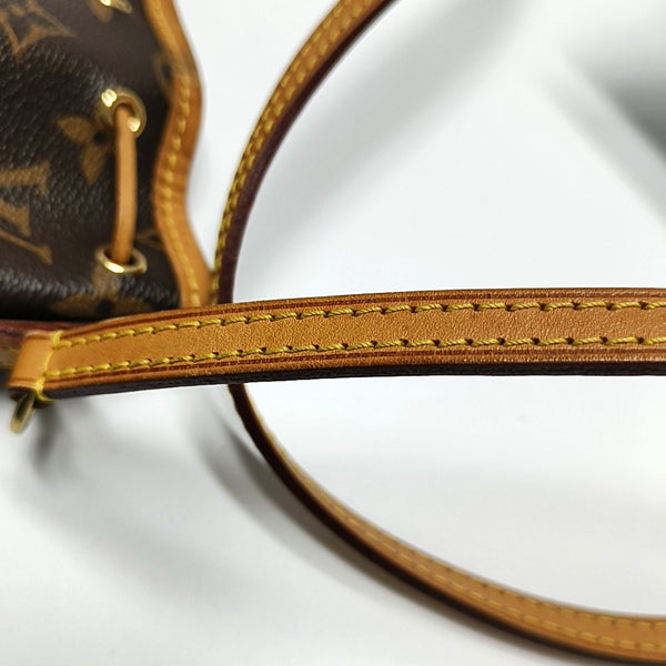 NÉONOÉ Nano Monogram Coated Canvas Brown