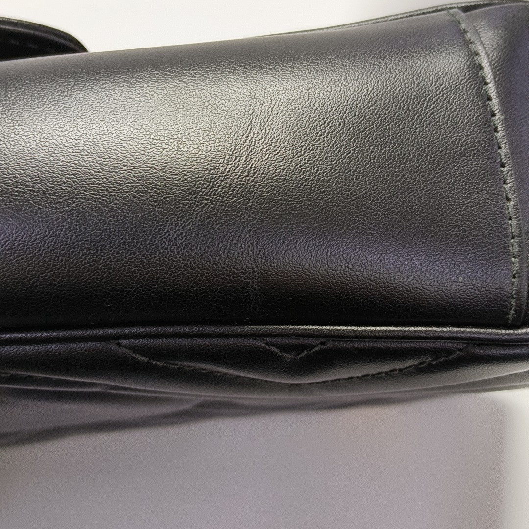 GG Marmont Medium Quilted Calfskin Black