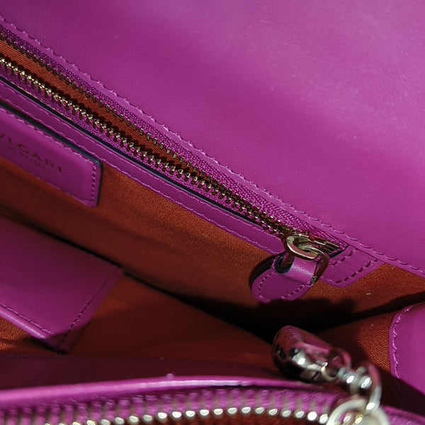 SERPENTI FOREVER Medium Calfskin Red