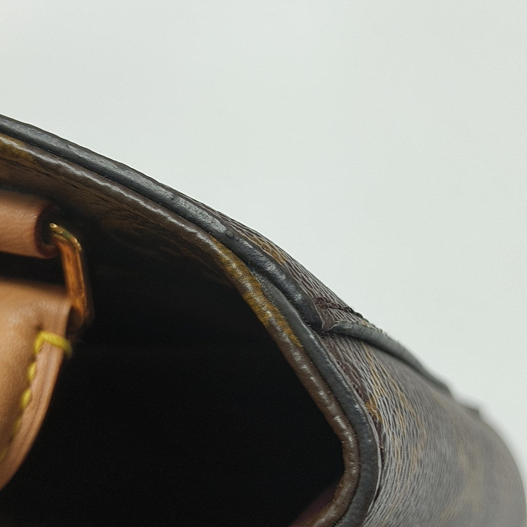 MONTAIGNE Monogram Coated Canvas Brown