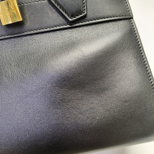 CITY STEAMER PM Calfskin Black