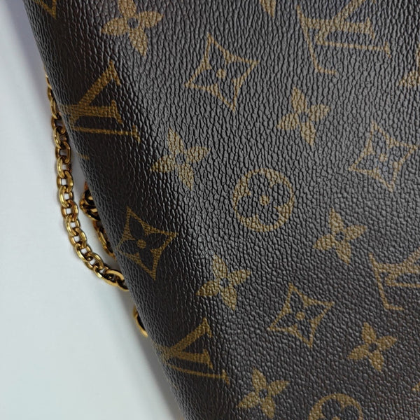FÉLICIE Monogram Coated Canvas Brown