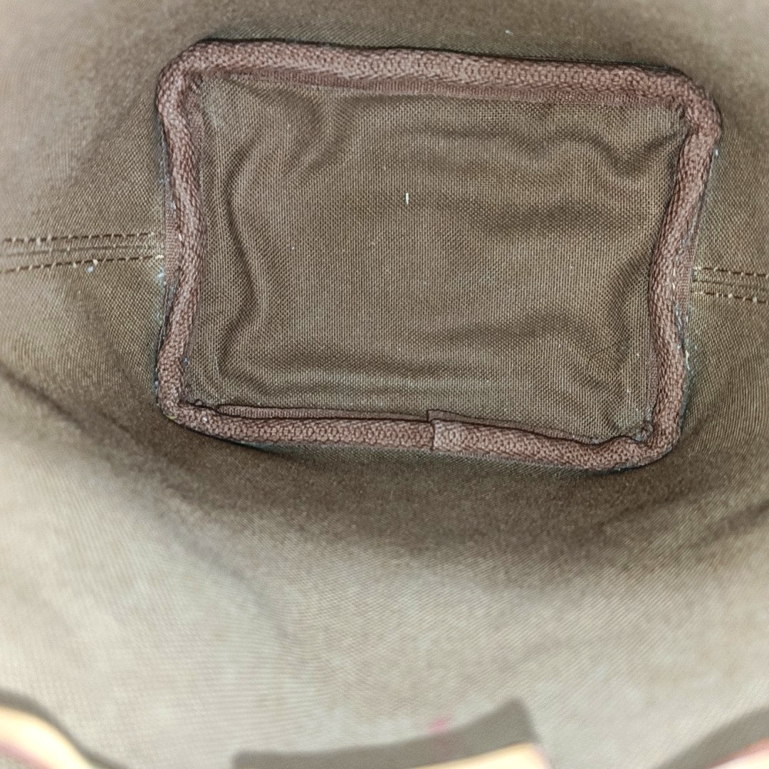 NÉONOÉ Nano Monogram Coated Canvas Brown