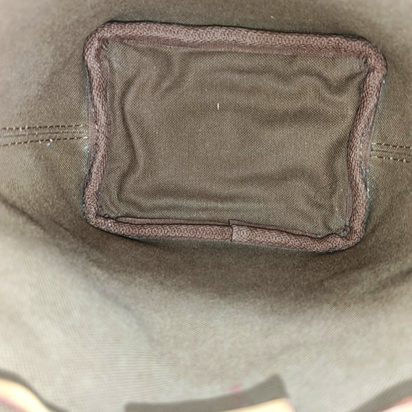 NÉONOÉ Nano Monogram Coated Canvas Brown