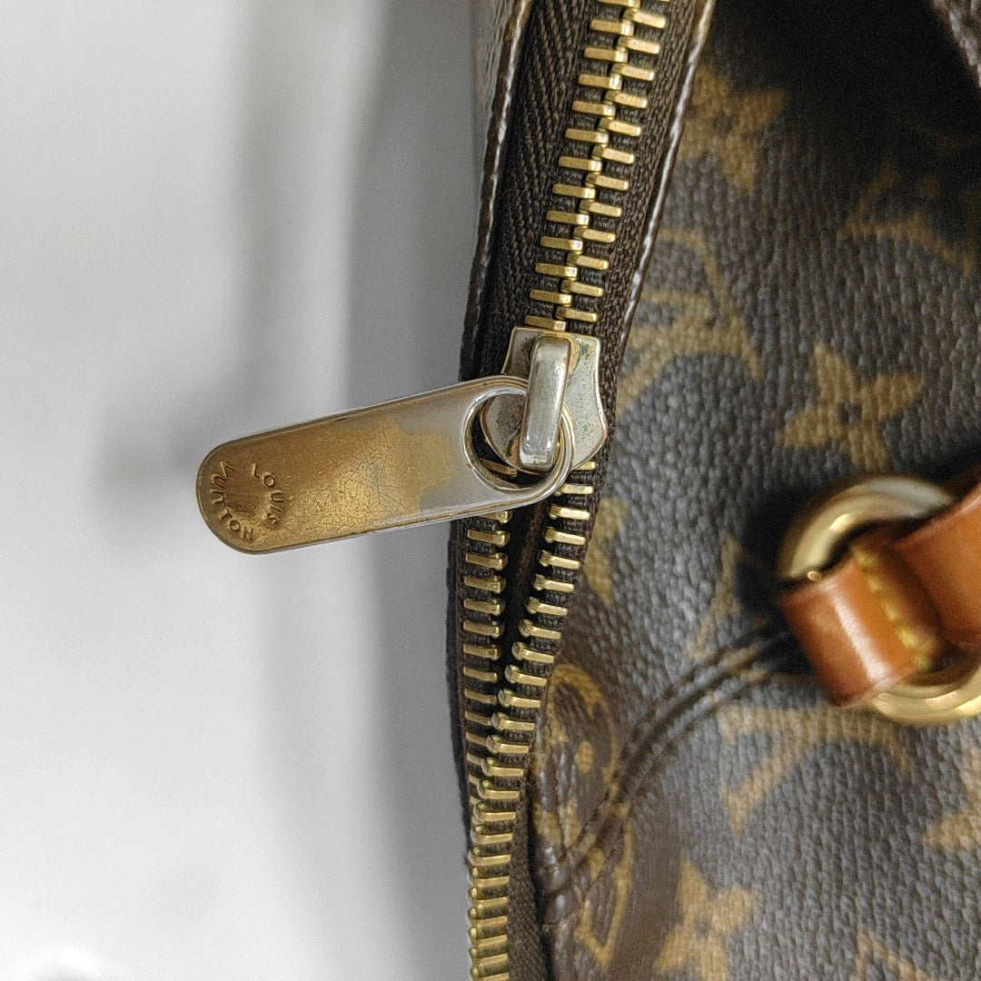 TOTALLY Monogram Coated Canvas Brown