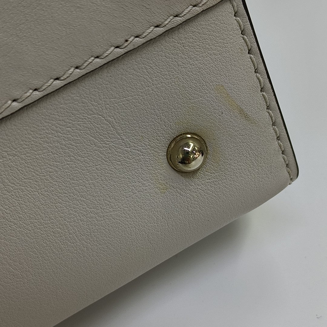 Stirrup Calfskin White