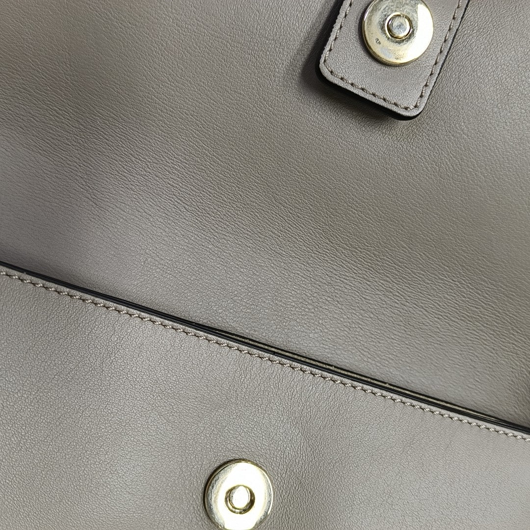 Faye Small Calfskin Gray