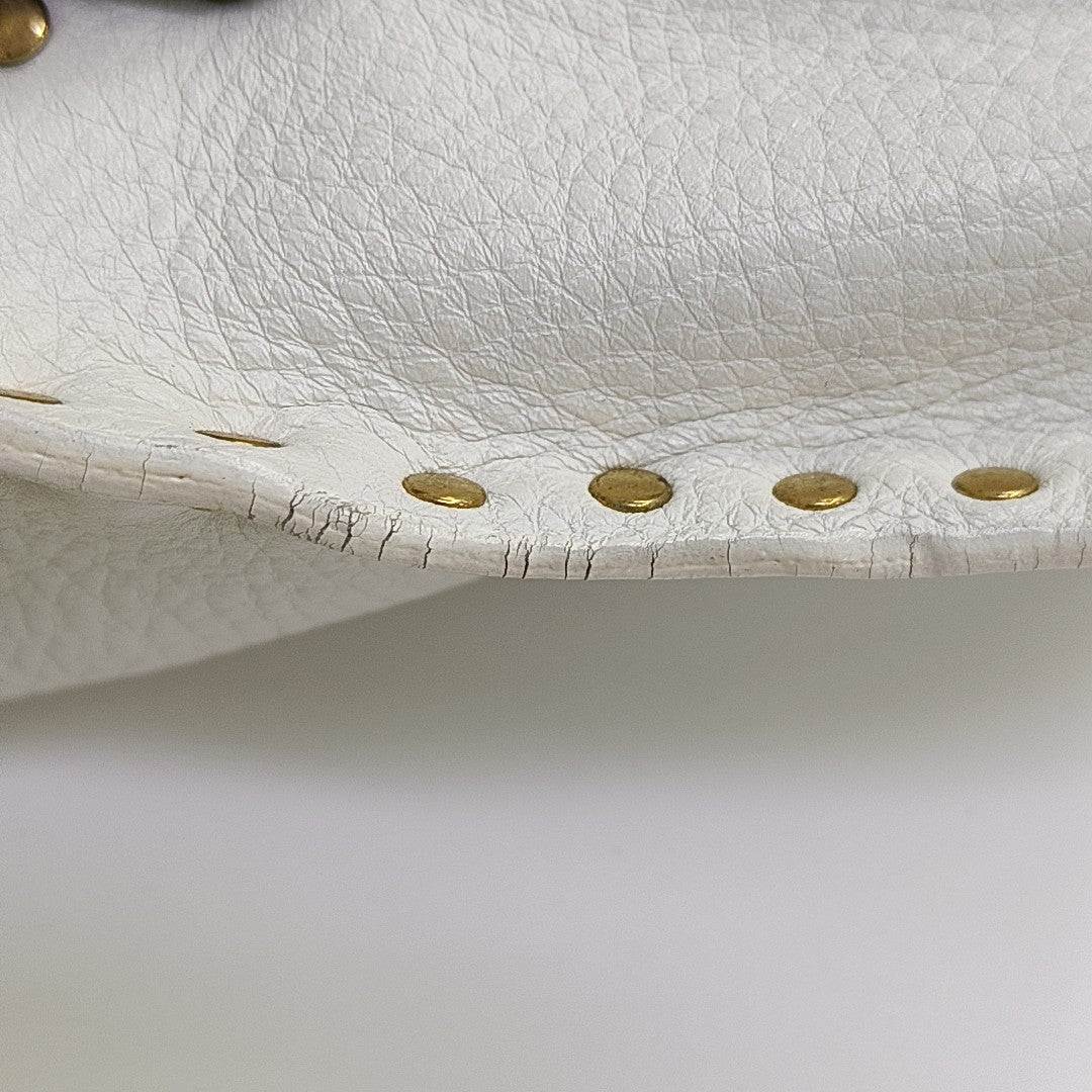 POULBOT Calfskin White