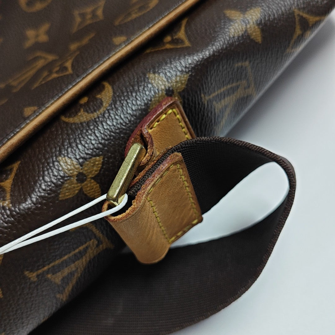 VALMY Monogram Coated Canvas Brown
