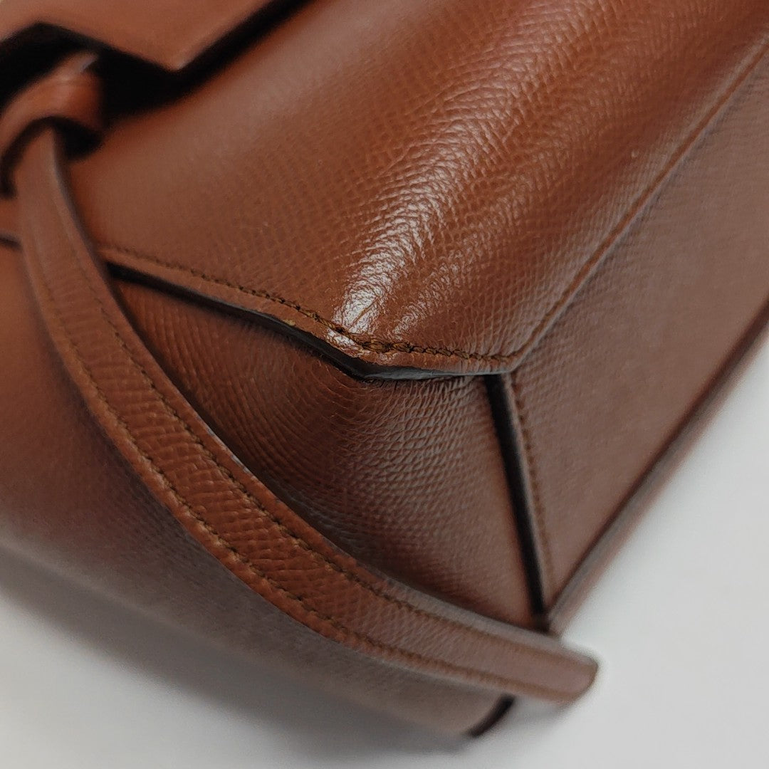 BELT Nano Calfskin Brown