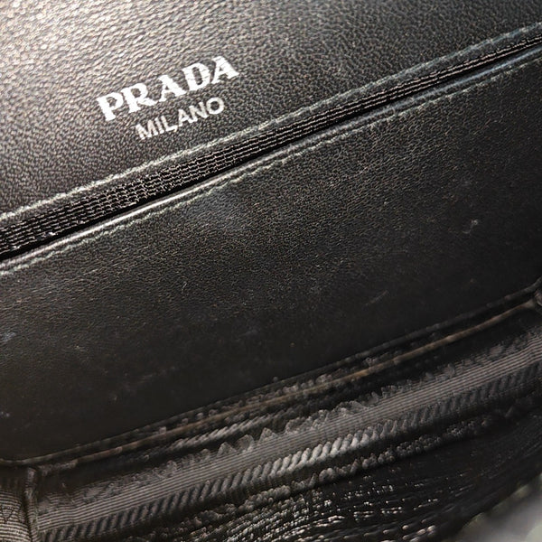 Calfskin Shoulder Bag Black