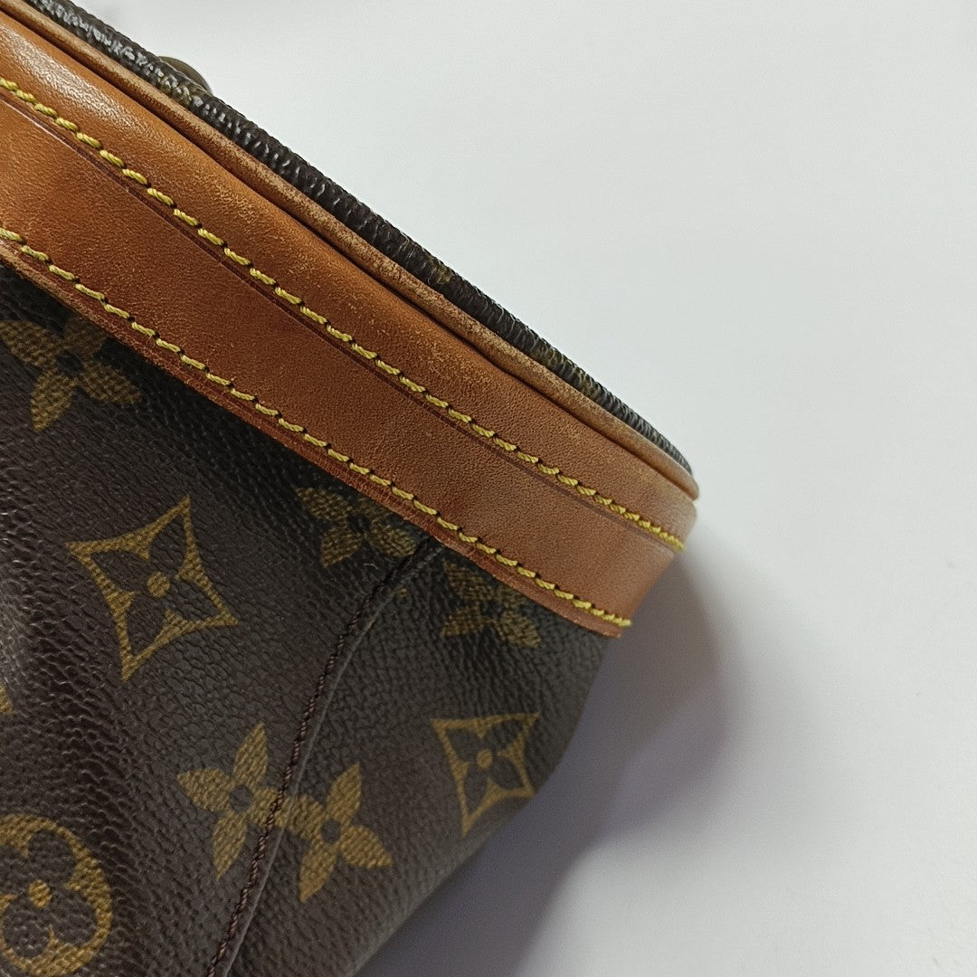BUCKET PM Monogram Coated Canvas Brown