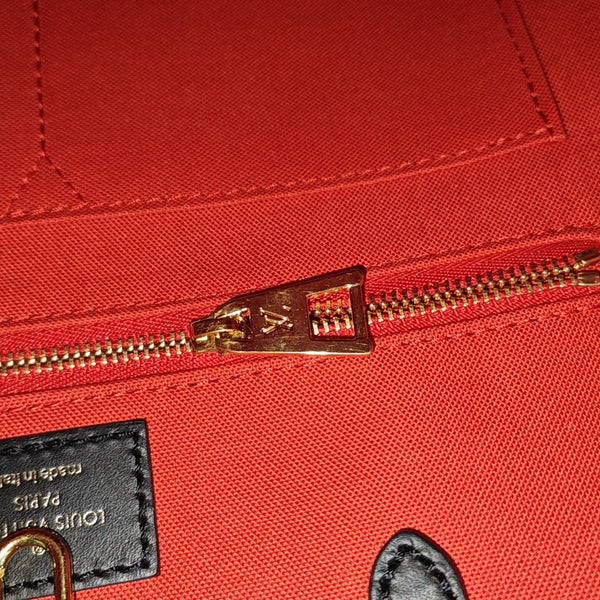 ONTHEGO MM Monogram Coated Canvas Brown