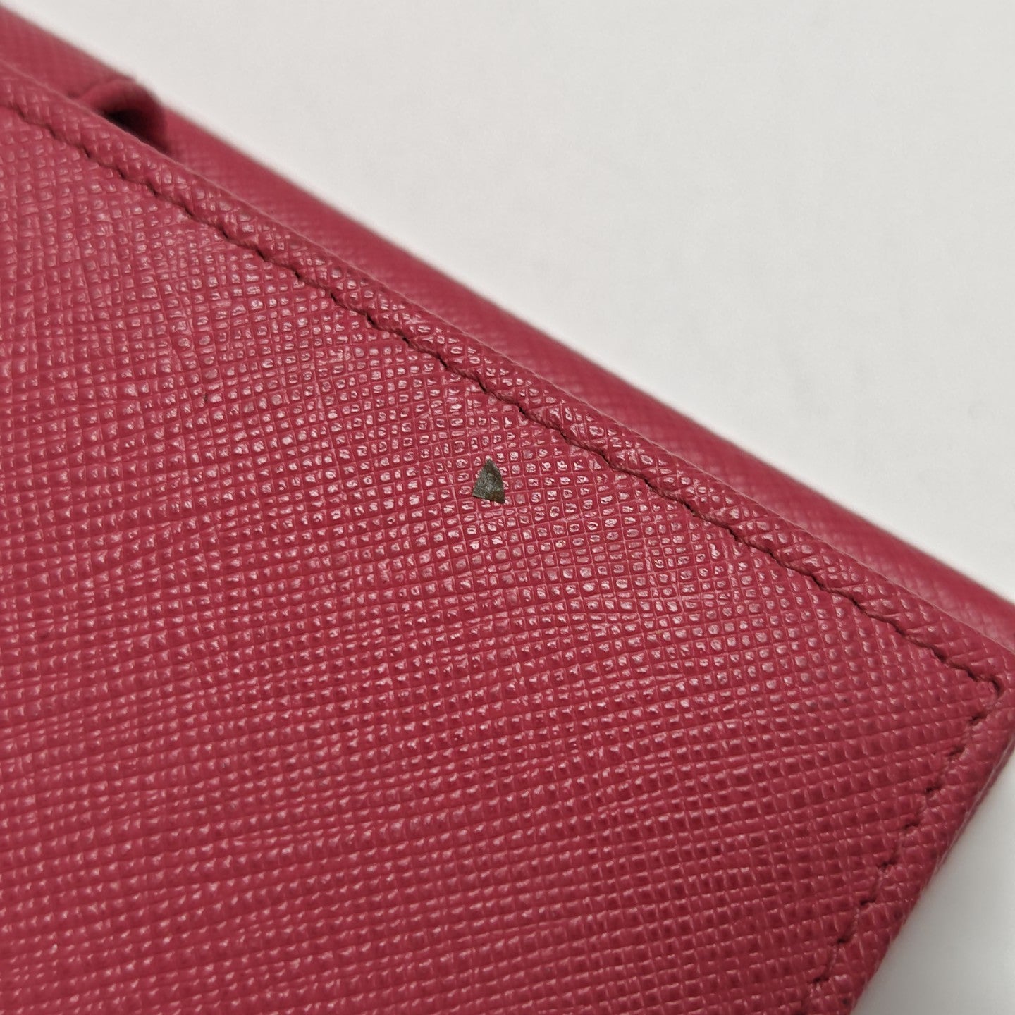 Saffiano Calfskin Wallet Pink
