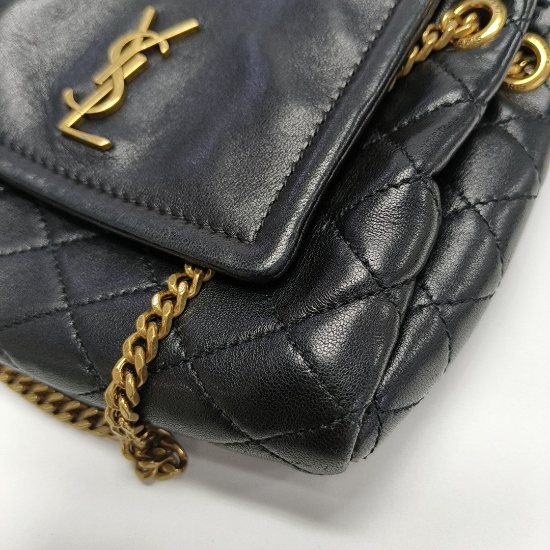NOLITA Mini Quilted Lambskin Black
