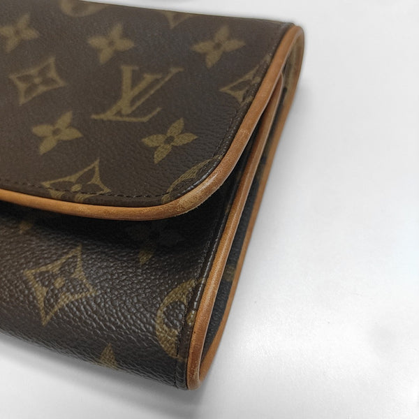 TWIN GM Monogram Coated Canvas Brown