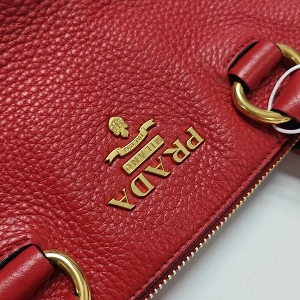Calfskin Shoulder Bag Red